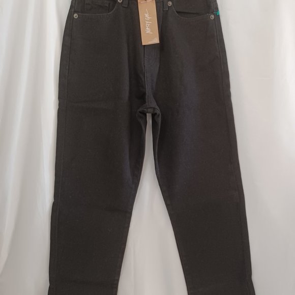 NASTY GAL ORGANIC COTTON DENIM HIGH WAIST MOM JEANS - Picture 7 of 10